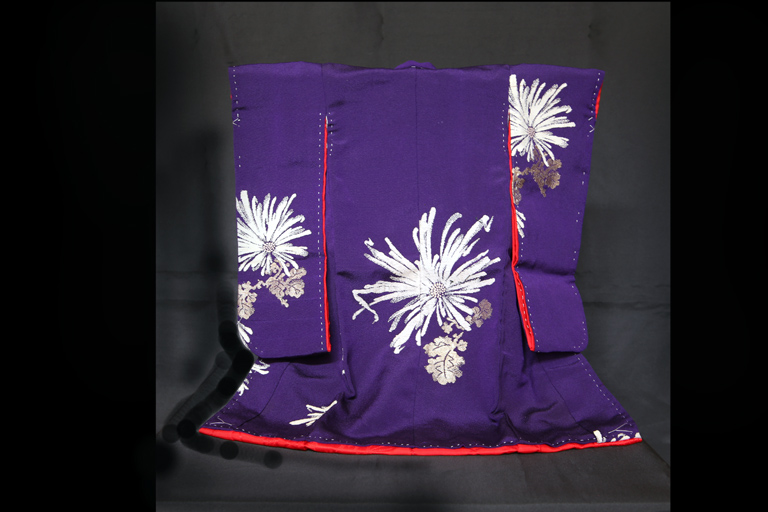 Miniature Kimono Kosode back side