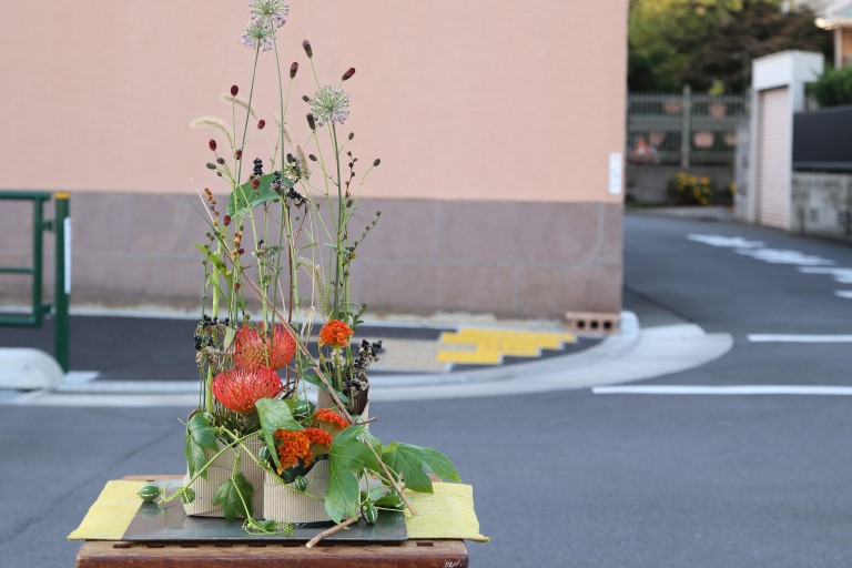 秋　シンプルアレンジメント