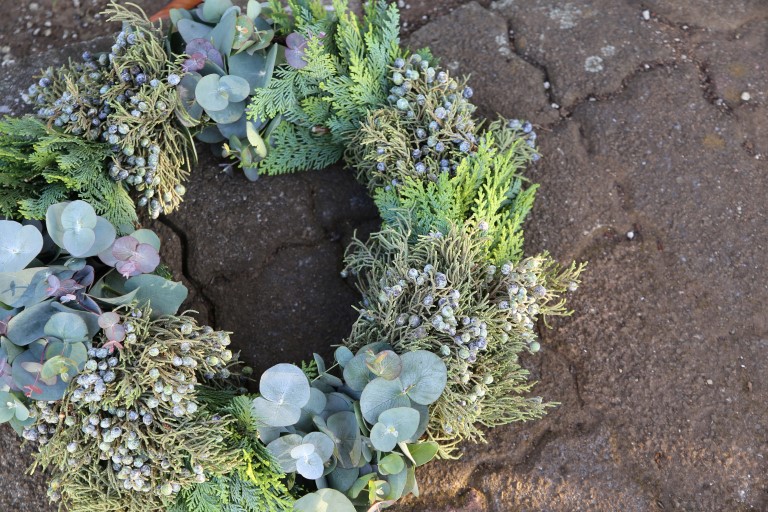 クリスマスリース2025　テクスチャード