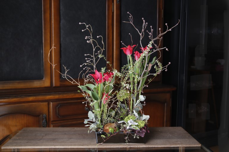 植生アレンジメント　春