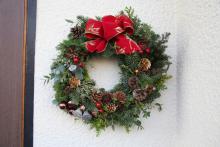 Christmas wreath making workshop