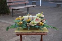 クリスマス　キャンドルアレンジメント